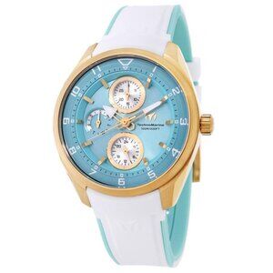 NWT Authentic Technomarine Ocean Quartz Green Dial Women's Watch